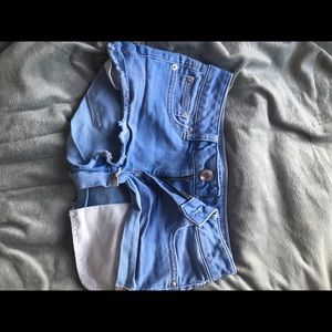 American eagle jean shorts